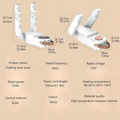 Faylo™ Premium Shoe Dryer and Deodorizer