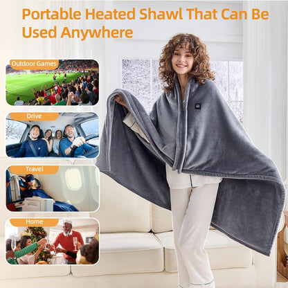 CozyWrap™ Portable Heated Blanket TM